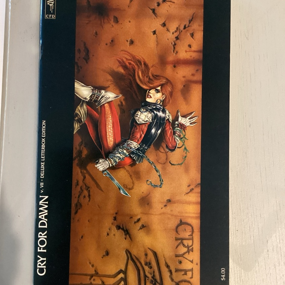 DC Comics Black and Brown 'Cry for Dawn' Art Print
